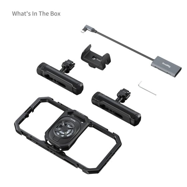 SmallRig 5276 Hepsi Bir Arada Termal Canlı Yayın ve Video Çekim El Tipi Telefon Kafesi Kiti