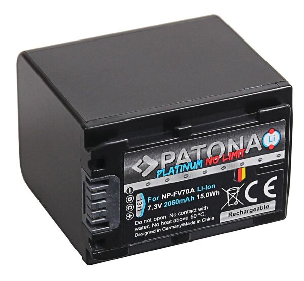 Patona 1311 Platinum Batarya Sony NP-FV70