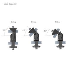 SmallRig 4886 Döner ve Eğim Ayarlanabilir Monitör Desteği 1/4''-20 Vida