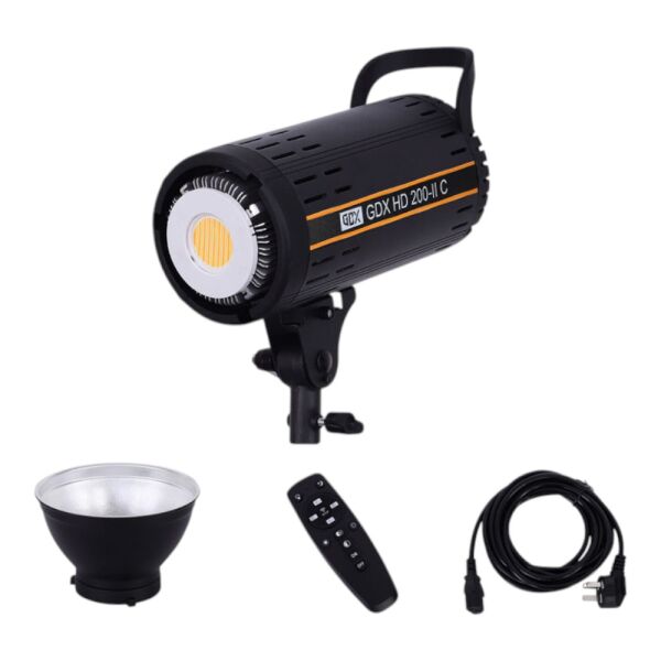 GDX HD-200II C BiColor 2'li Işık Seti 200W Video Led Işığı