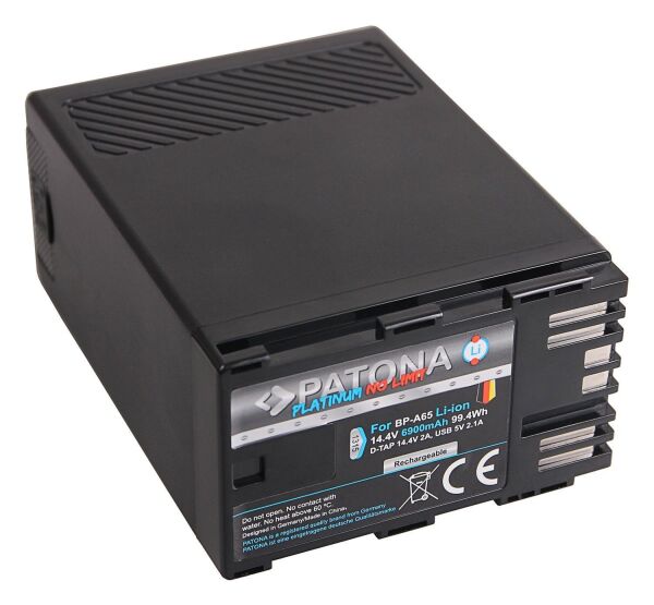 Patona 1315 Platinum Batarya Canon BP-A65 D-Tap USB-Çıkış