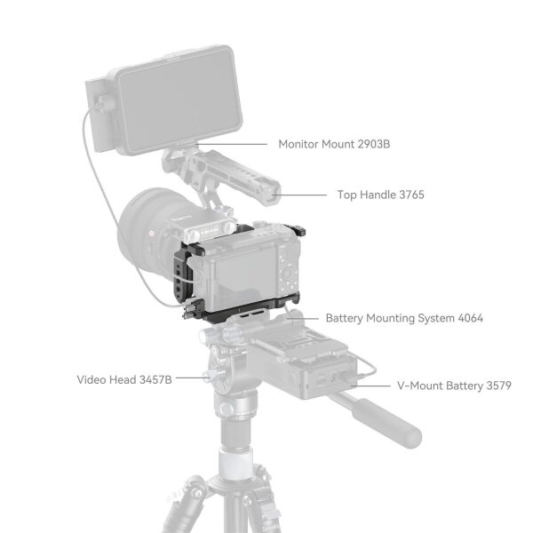 SmallRig 4949 Sony ZV-E10 II için HawkLock Hızlı Çıkarma Kafes Kiti