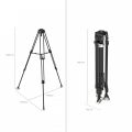 SmallRig 4167 FreeBlazer Ağır Hizmet Tipi Karbon Fiber Tripod