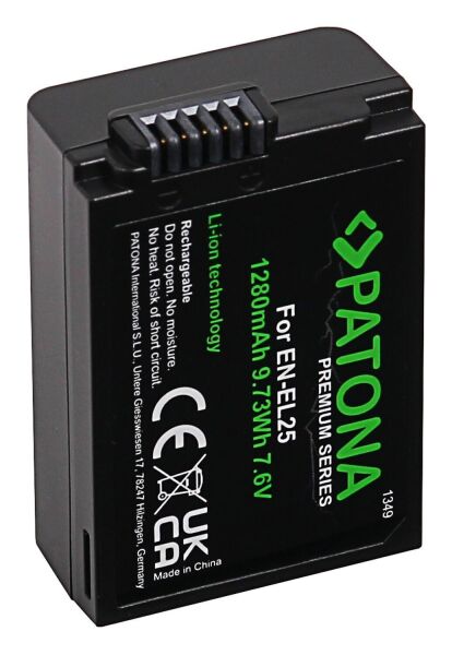 Patona 1349 Premium Batarya Nikon EN-EL25