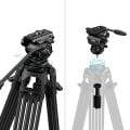 SmallRig 5443 FSD14 FreeSpeed ​​Ağır Hizmet Tipi Karbon Fiber Tripod