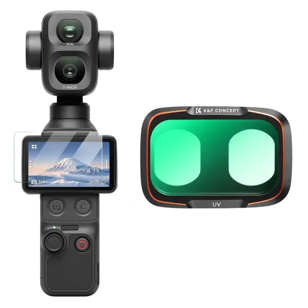 K&F Concept DJI Osmo Pocket 4P İçin UV Filtre (Metal)