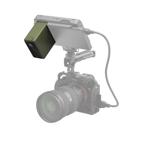 SmallRig 4577 NP-F970 USB-C Şarj Edilebilir Kamera Pili (Yeşil)