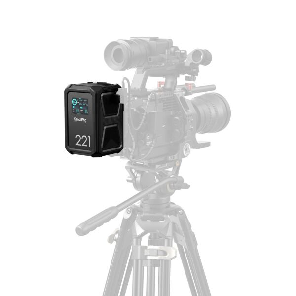 SmallRig 4985 X221 X-Touch Smart Üçlü Korumalı 1,5 m Düşmeye Dayanıklı, IP54 Su Geçirmez / Toz Geçirmez) V-Mount Batarya