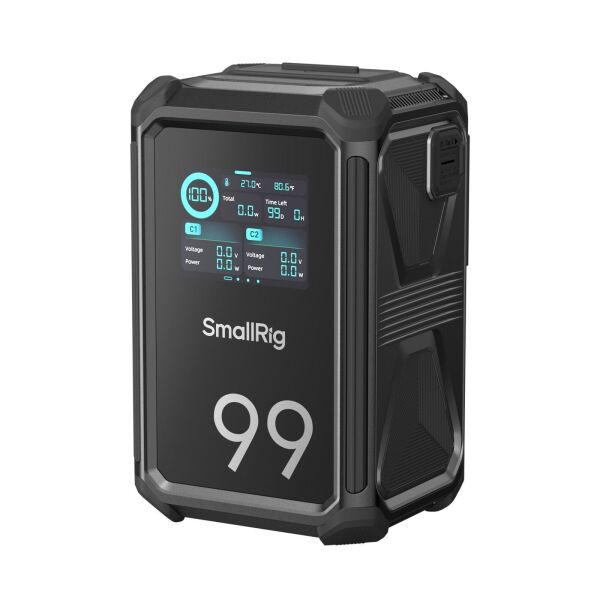 SmallRig 4984 X99 X-Touch Smart Üçlü Korumalı 1,5 m Düşmeye Dayanıklı IP54 Su Geçirmez / Toz Geçirmez) V-Mount Batarya