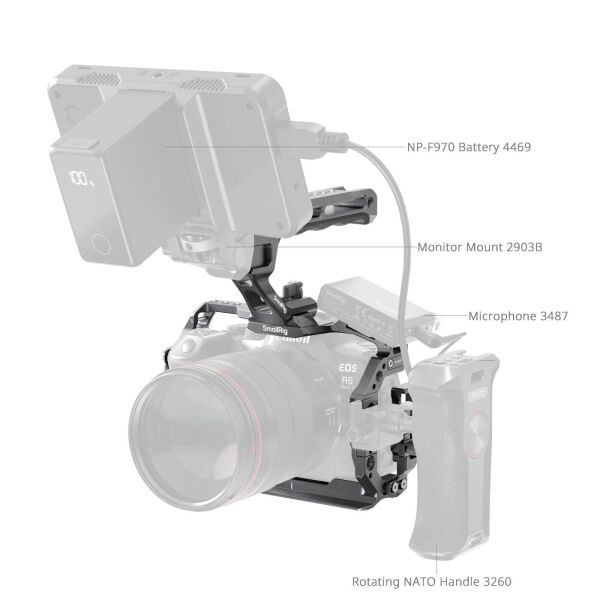 SmallRig 5197 Canon EOS R6 Mark II için Kafes Kiti