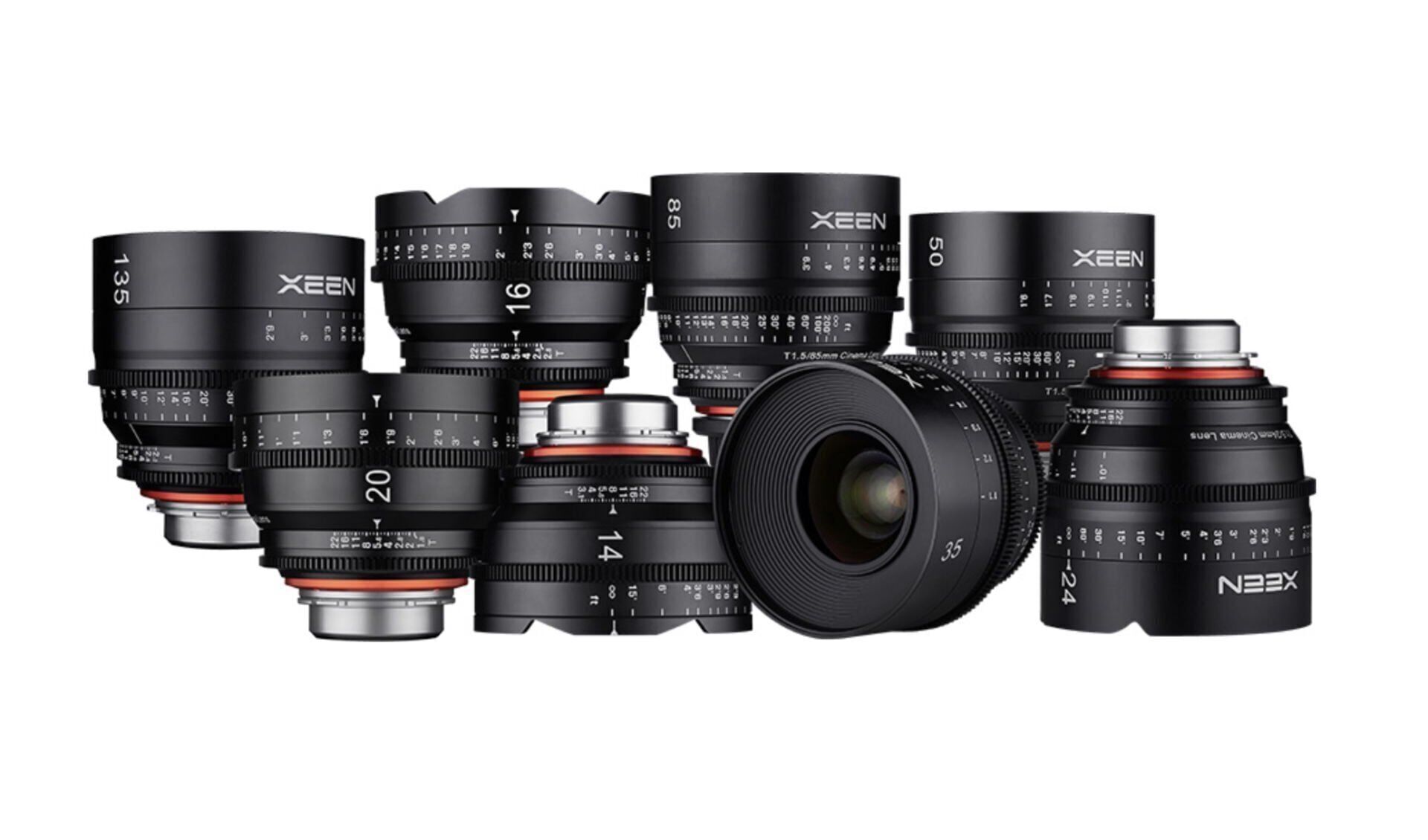 Xeen CLASSIC 14,16,20,24,35,50,85,135mm T1.5 Cine 8'li Set (Sony E)