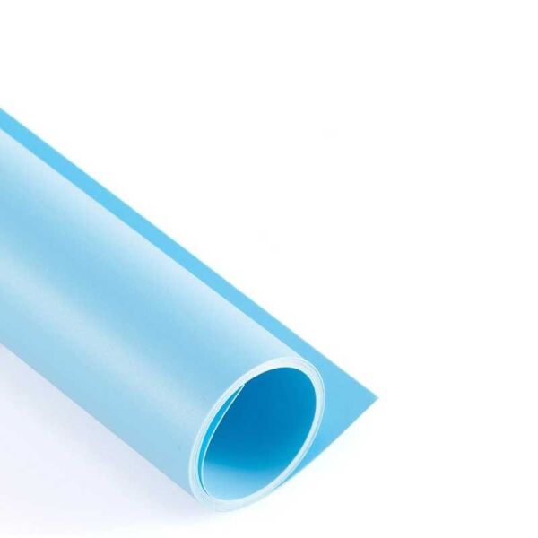 GDX Stüdyo Fon Perde, PVC Arka Plan, Silinebilir, Kırışmaz (Mavi/Blue) 120x200 Cm