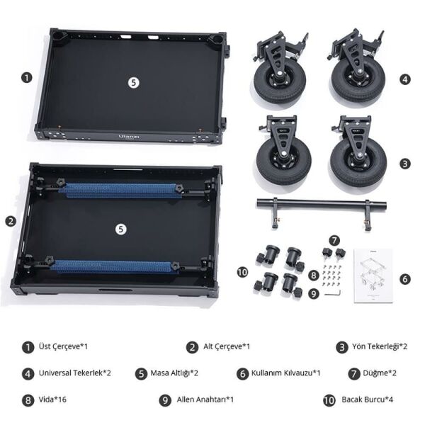 Ulanzi X007 Video Ekipman Arabası