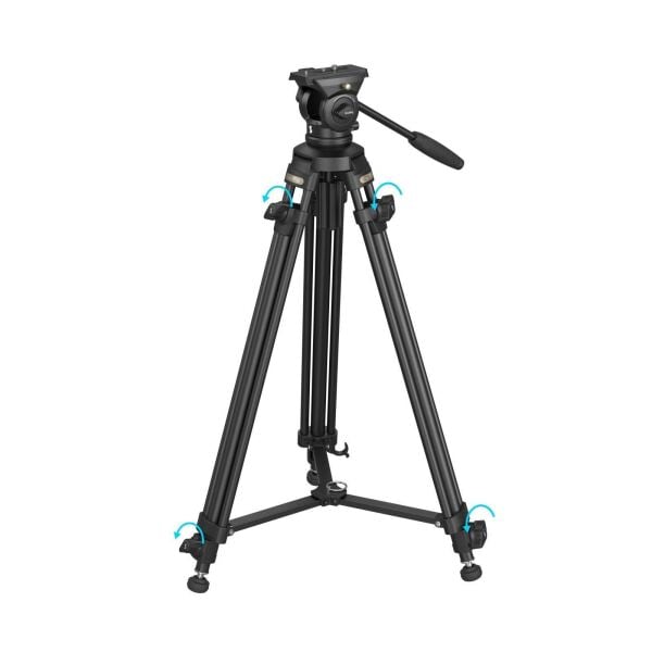 Smallrig 4684 AD50 Lite 10kg Taşıma Kapasiteli Video Tripodu