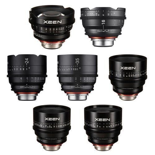 Xeen CLASSIC 14,16,24,35,50,85,135mm T1.5 Cine 7'li Set (Canon EF)