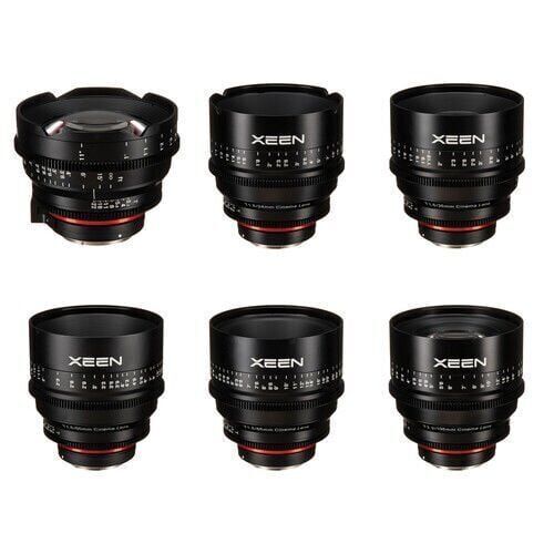 Xeen CLASSIC 14,20,24,35,50,85mm T1.5 Cine 6'lı Set (Canon EF)