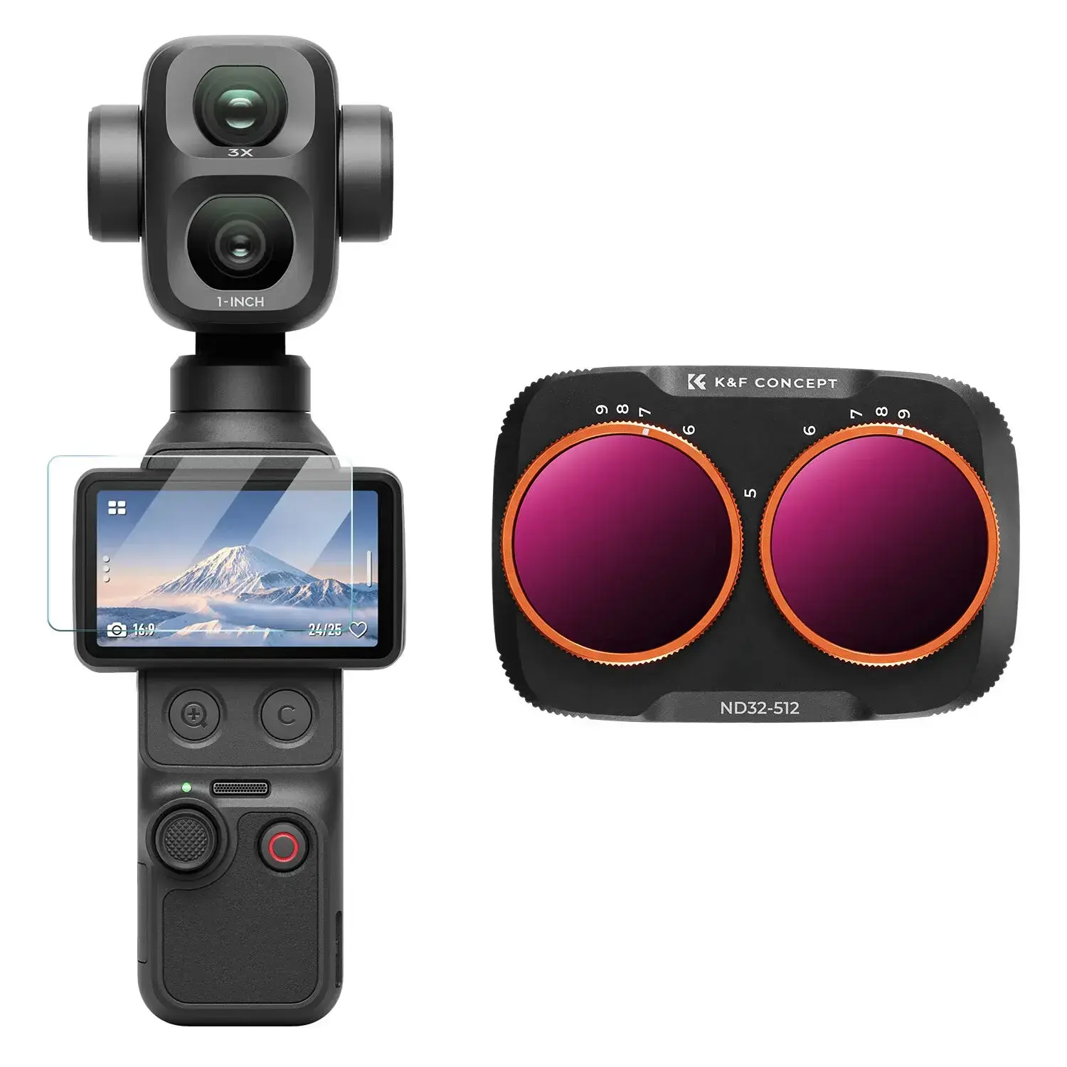 K&F Concept Insta360 Luna Ultra İçin Işık Kirliliği Önleyici Filtre (Anti-Light Pollution)