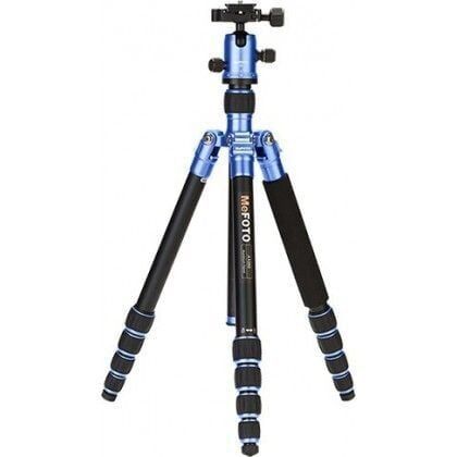 Benro MeFOTO C1350Q1B RoadTrip Carbon Fiber Travel Tripod Kit(Blue)