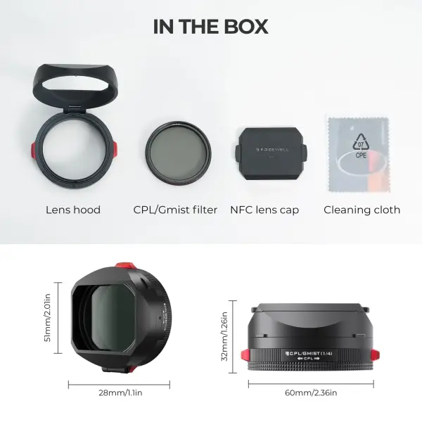 Freewell Fuji GFX100RF Real Lens Hood