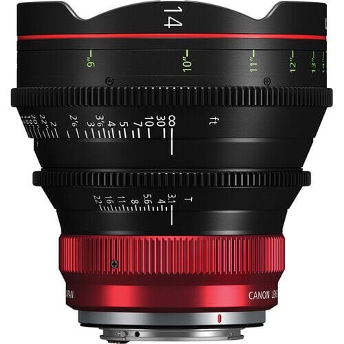 Canon CN-R 14mm T3.1 L F RF Mount Sinema Prime Lens