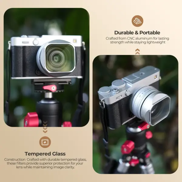 Freewell Fuji X-E5 Lens Hood (XF23mmF2.8) Gri