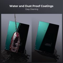 K&F NANO-X ND4 (2 Stop)  4x5.65 Filtre Tilta SmallRig ve Diğer Matbox ile Uyumlu  HD Optik Cam