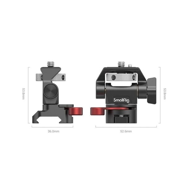 SmallRig 2906B Döndürme ve Eğim Ayarlı Monitör NATO Kelepçesi