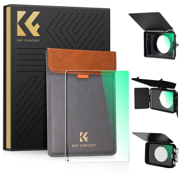 K&F NANO-X MCUV 4x5.65 Filtre Tilta ve SmallRig ve Diğer Matbox ile Uyumlu 4mm HD Optik Cam
