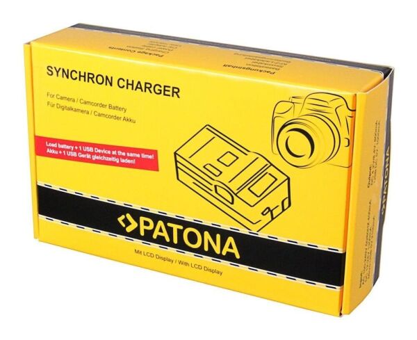 Patona 4583 Standart Seri Synchron Usb Şarj Aleti Canon Lp-E6 With Lcd