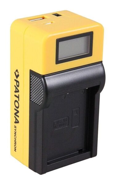 Patona 4645 Standart Seri Synchron Usb Şarj Aleti Fuji Npw-126 With Lcd