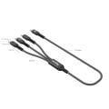 SmallRig 5079 3'ü 1 arada USB-C Güç Kablosu (120cm)