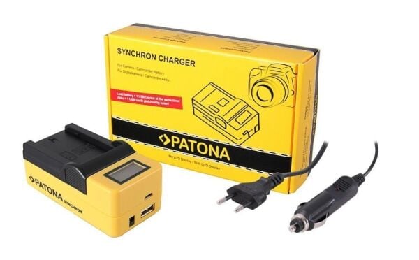 Patona 4683 Standart Seri Synchron Usb Şarj Aleti Sony Np-Fz100 With Lcd