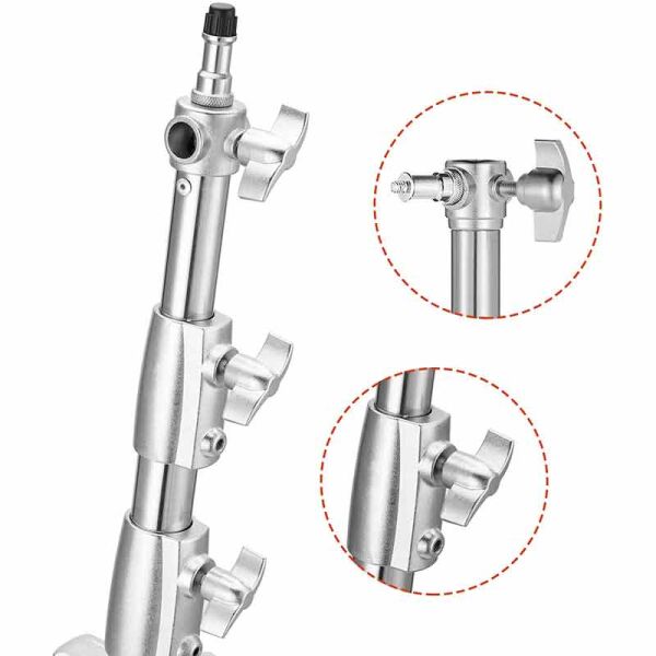 GDX LS-400 Plus Kalın Metal Işık Ayağı (4 Metre)