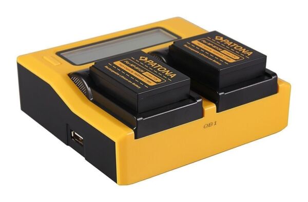 Patona 7645 Standart Seri İkili Lcd Usb Şarj Aleti Fuji Np-W126