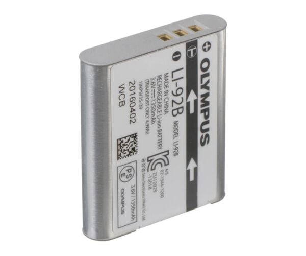 Olympus OM System Li-92B Li-Ion Batarya TG-7/TG-6 Serisi için