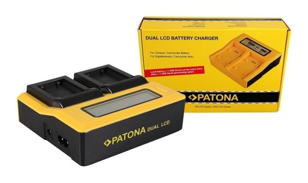 Patona 7580 Standart Seri İkili Lcd Usb Şarj Aleti Sony Np-Fw50