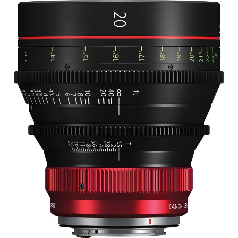 Canon CN-R 20mm T1.5 L F RF Mount Sinema Prime Lens