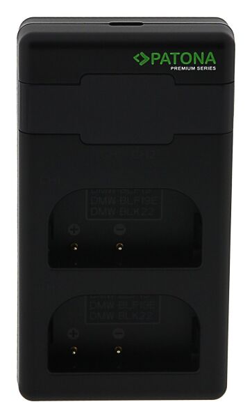 Patona 161942 Premium Twin Performans Pd Şarj Aleti Panasonic Dmw-Blf-19 İncl. Usb-C Cable