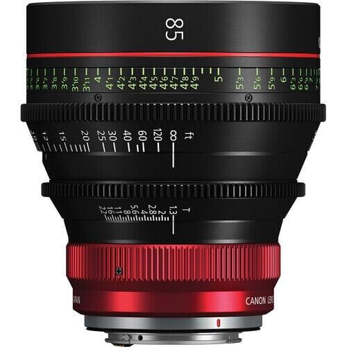 Canon CN-R 85mm T1.3 L F RF Mount Sinema Prime Lens