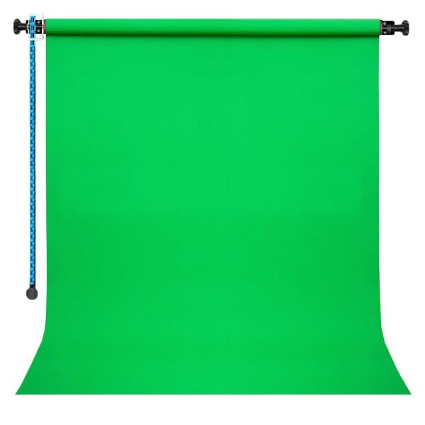 GDX Sabit (Tavan & Duvar) Kağıt Sonsuz Stüdyo Fon Perde (Green/Yeşil) 2.70x11 Metre