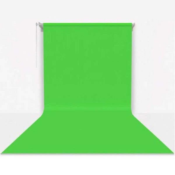 GDX Sabit (Tavan & Duvar) Kağıt Sonsuz Stüdyo Fon Perde (Green/Yeşil) 2.70x11 Metre