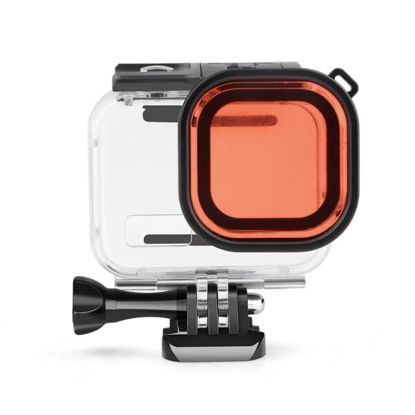 Sanger GO181 GoPro Hero 9 Black Kırmızı Filtre