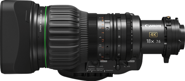 Canon CJ18ex7.6B KASE S 2/3” 4K UHDgc Yayın Lens
