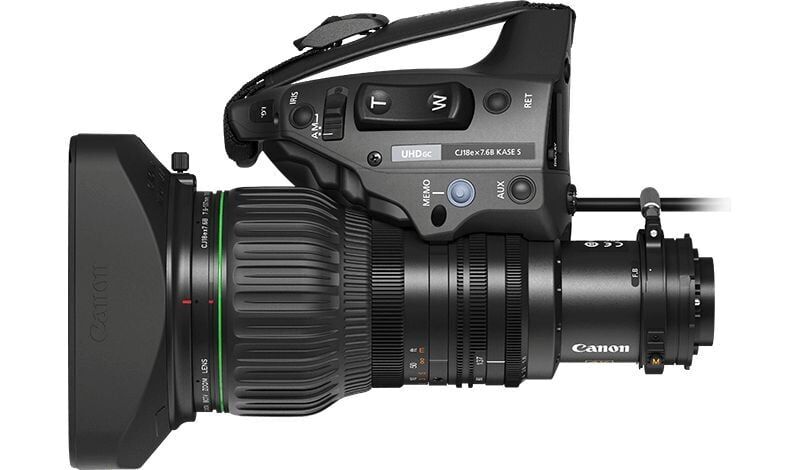 Canon CJ18ex7.6B KASE S 2/3” 4K UHDgc Yayın Lens