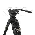 SmallRig 4465 AD-Pro8 FreeBlazer Karbon Fiber Video Tripod