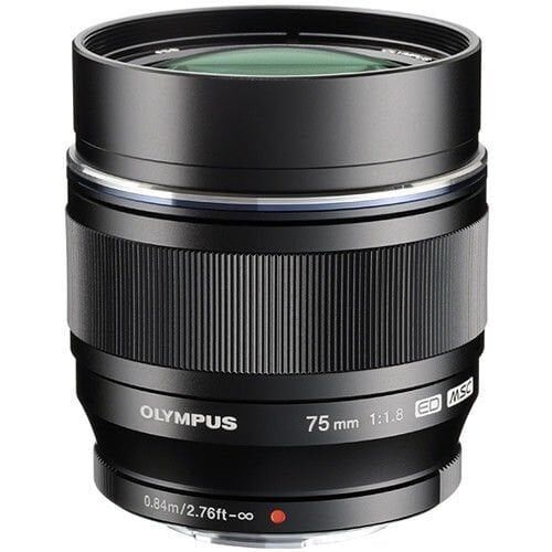 Olympus Lens 75mm 1.8 M.Zuiko Black V311040Bw000