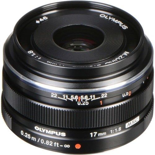 Olympus M.Zuiko 17mm 1.8 Black Objektif  V311050Be000
