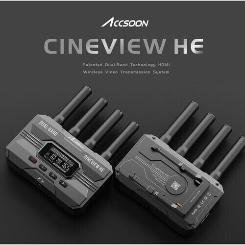 Accsoon CineView HE HDMI Kablosuz Görüntü Aktarım Sistemi