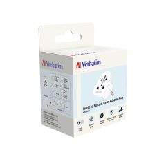 VERBATIM 49541 - WTEU-01 WORLD TO EUROPE TRAVEL ADAPTER PLUG
