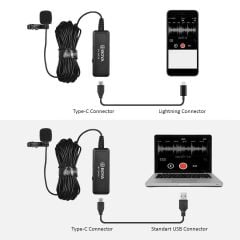 Boya BY-DM10 PC Iphone Telefon Yaka Mikrofonu